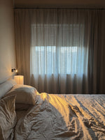 Load image into Gallery viewer, Custom Made 100% Linen Curtains in Pistachio colour (Made to Measure) - 1 panel
