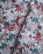 Load image into Gallery viewer, Peonies Flowers 100% Linen Napkins (Set of 4) – Soft European Flax Linen, 45x45 cm
