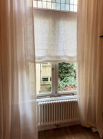 Load image into Gallery viewer, Relaxed Linen Roman Blinds Off-White
