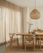 Load image into Gallery viewer, Beige natural linen curtains, thick drapes - 1 panel
