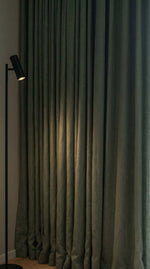 Load image into Gallery viewer, Custom Made Linen Blackout &amp; Dimout Curtains - Aquamarine colour - 1 panel
