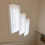 Charger l'image dans la galerie, Linen Cafe Curtain – Top and Bottom Rod
