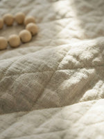 Charger l'image dans la galerie, Couvre-lit (housse de couette) matelassé 100 % lin, coloris naturel
