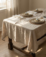 Charger l'image dans la galerie, Nappe en lin doux motif Safari
