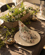 Load image into Gallery viewer, Easter table - Linen napkins in Garden Flowers, set of 4pcs
