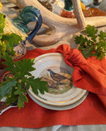 Charger l'image dans la galerie, Serviettes de table 100 % lin terracotta (Lot de 4) – 45x45 cm
