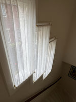 Charger l'image dans la galerie, Linen Cafe Curtain – Top and Bottom Rod
