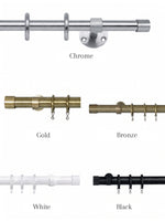 Charger l'image dans la galerie, Linen Cafe Curtain – Top and Bottom Rod
