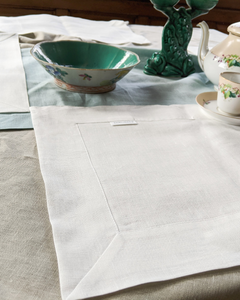 Linen table placemats - multiple colours