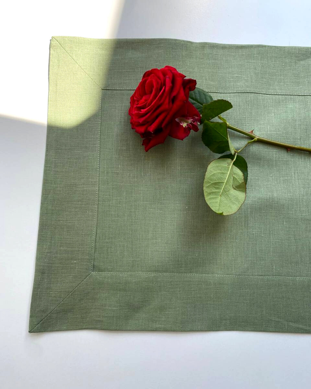 Linen table placemats - multiple colours