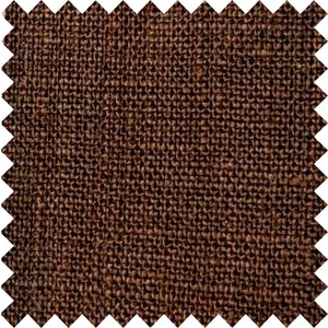 Chestnut linen curtains, thick drapes - 1 panel