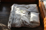 Load image into Gallery viewer, Natural linen bedding set from natural colour of flax
